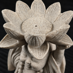 Buddha with Lotus Incense Holder