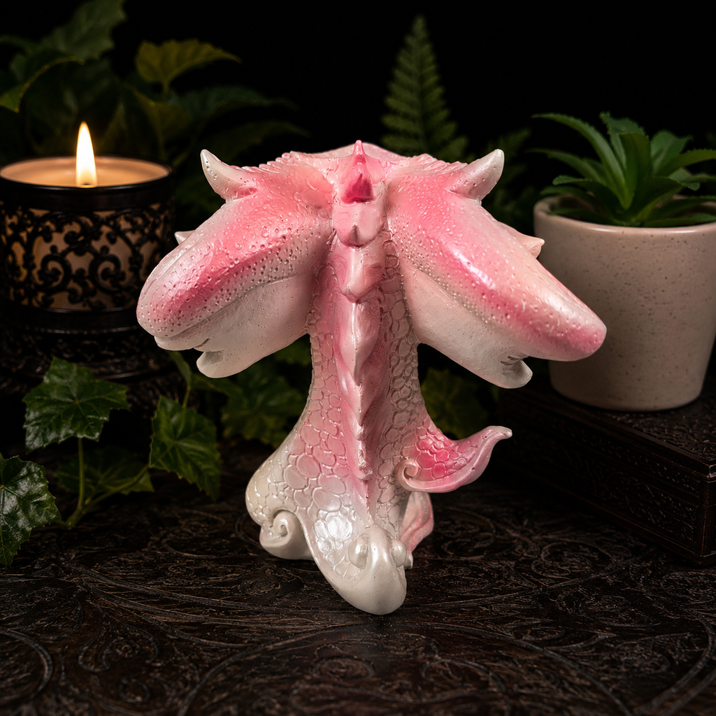 Light Pink Baby Dragon Sphere Stand
