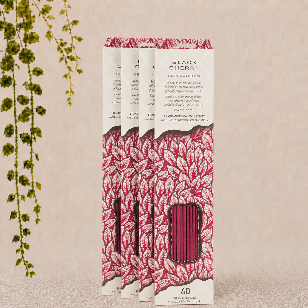 Black Cherry Incense Sticks - 40 Sticks