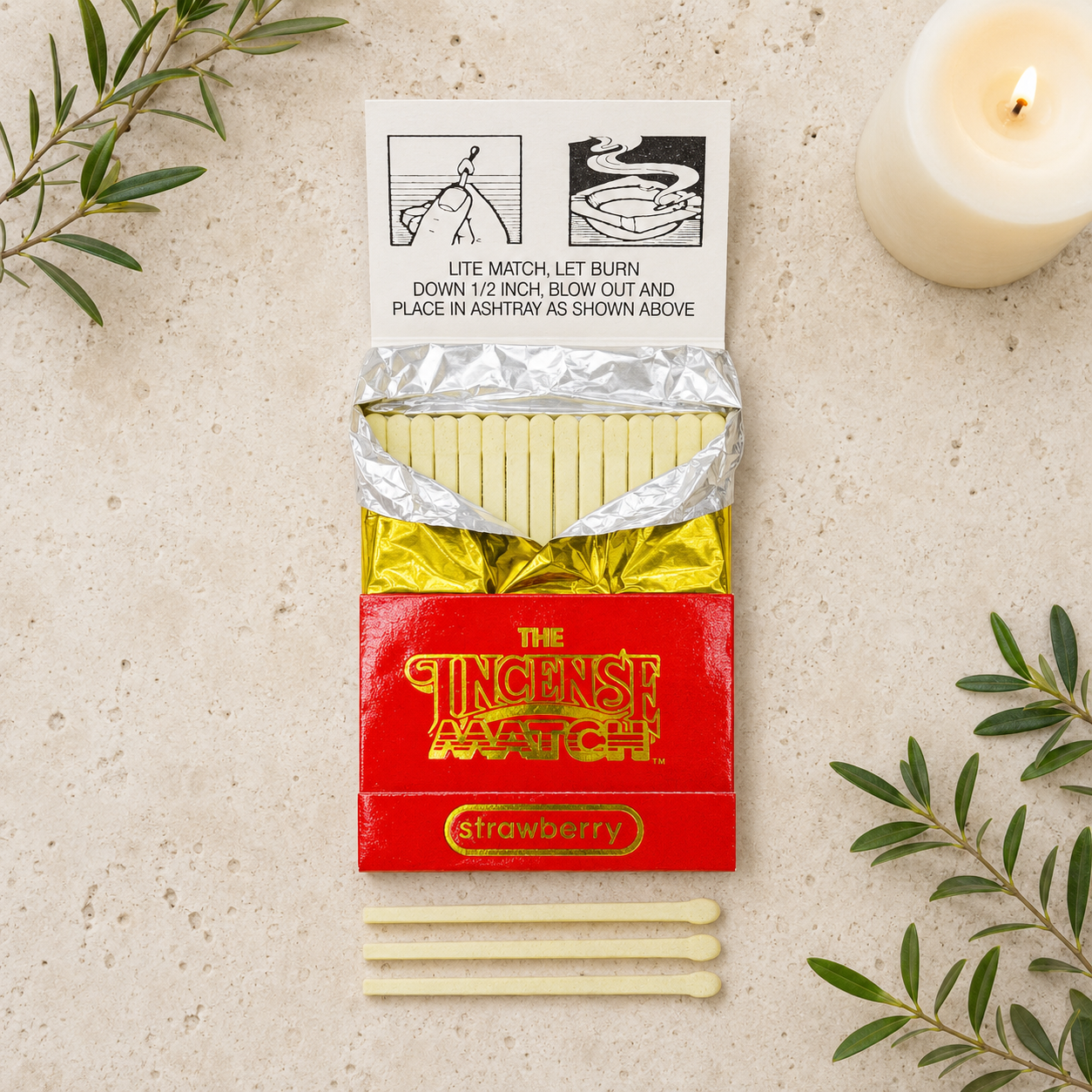 Strawberry Incense Match Sticks