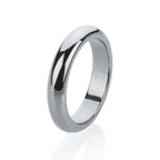 Hematite Ring - Thin Curved