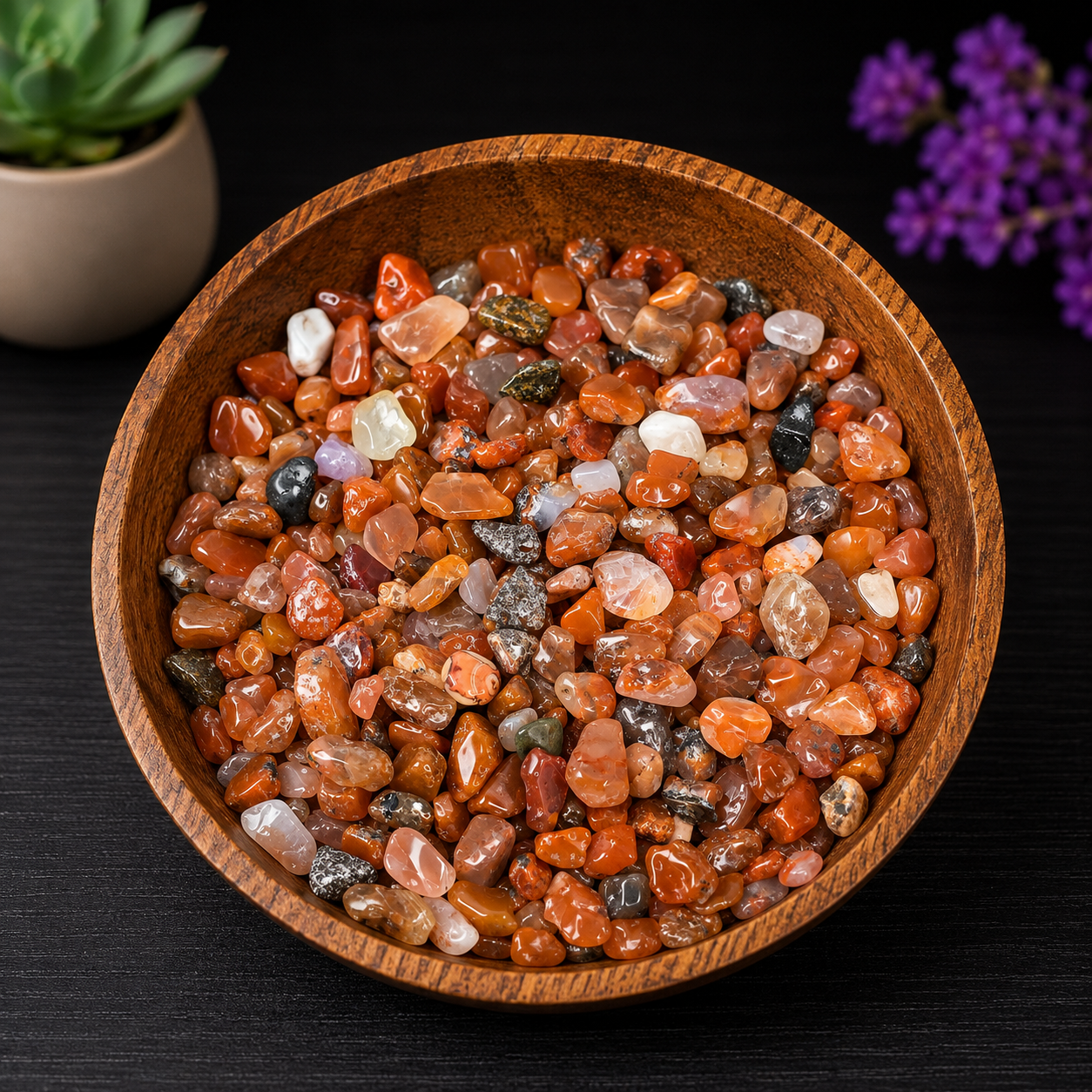 Gemstone Chips 100g - Red Agate