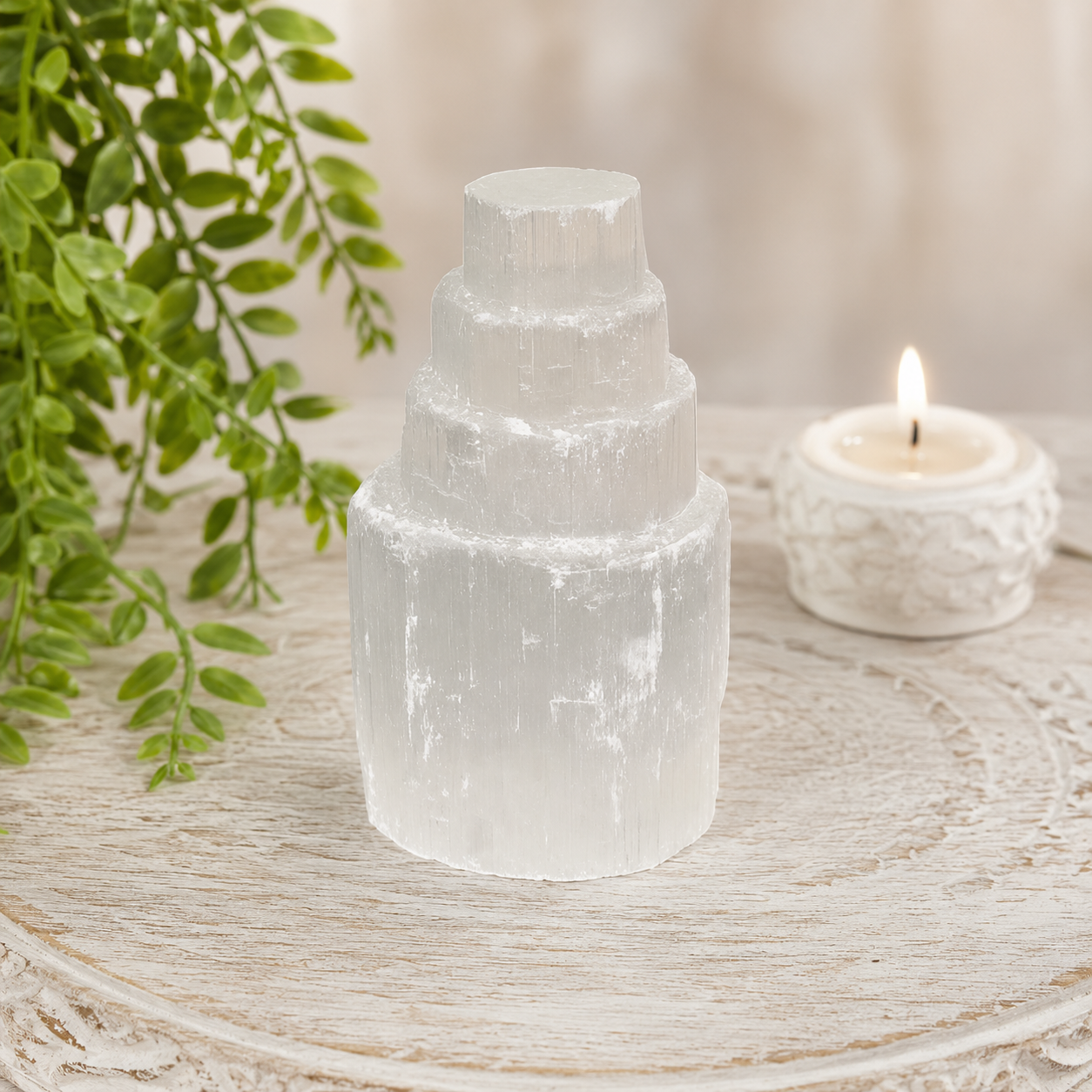 6cm Selenite Tower