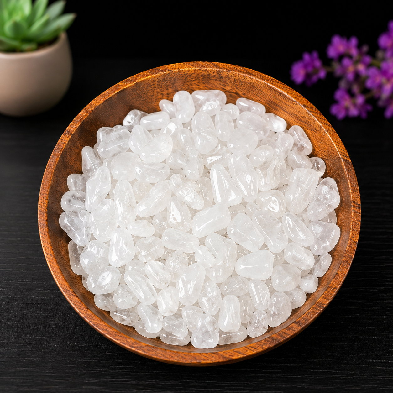 Gemstone Chips 100g - Snow Quartz
