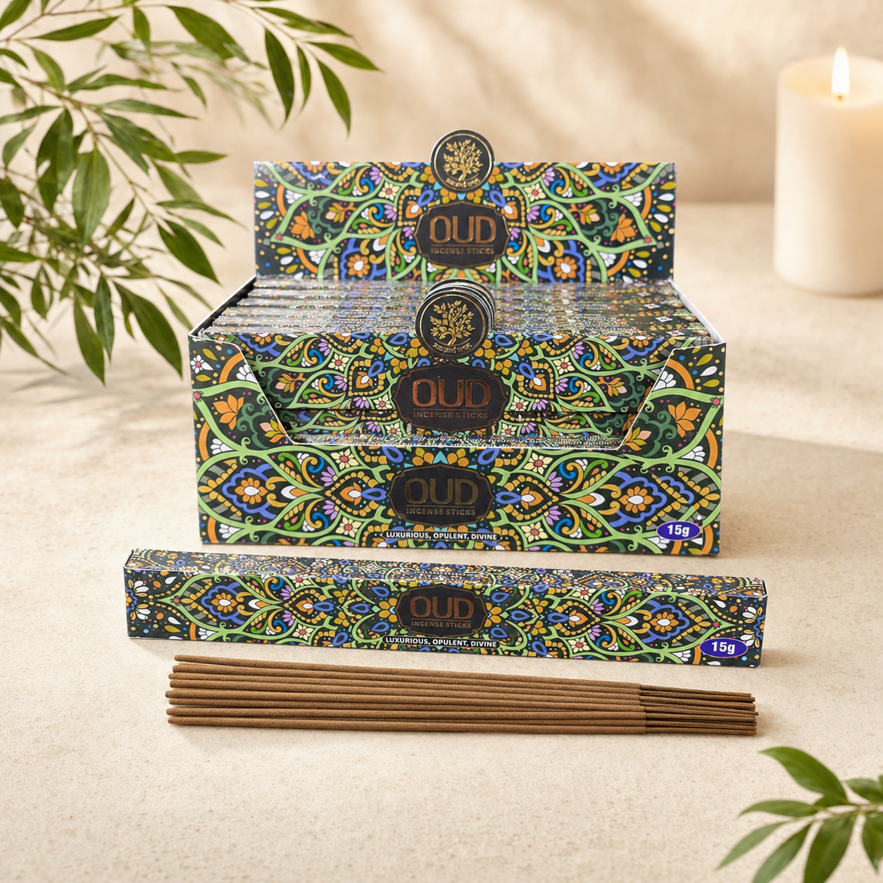 Oud 15g Incense Sticks