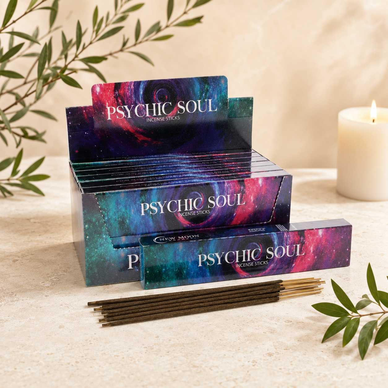 Psychic Soul New Moon 15g Incense Sticks