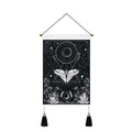 Luna Moth on Black Banner