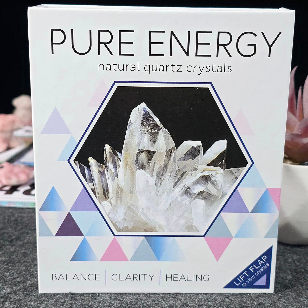 Pure Energy Natural Quartz Crystals Gift Pack