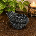 Black Angel Wing Sphere Stand/Trinket Dish