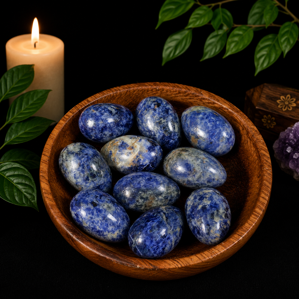 3cm Gemstone Egg - Sodalite