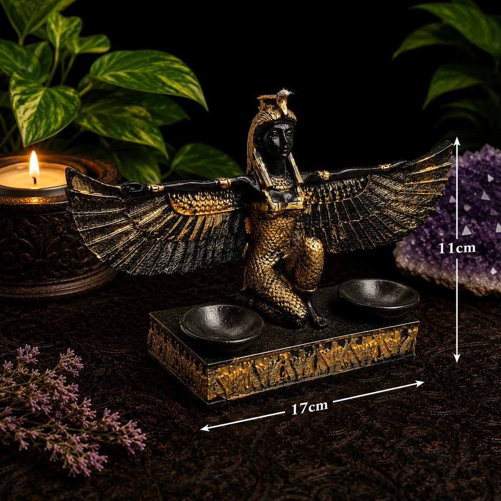 Egyptian Isis Double Sphere Display Stand