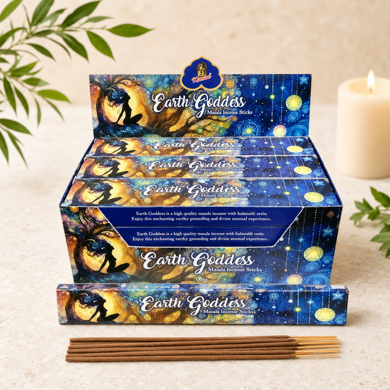 Earth Goddess Kamini 15g Incense Sticks