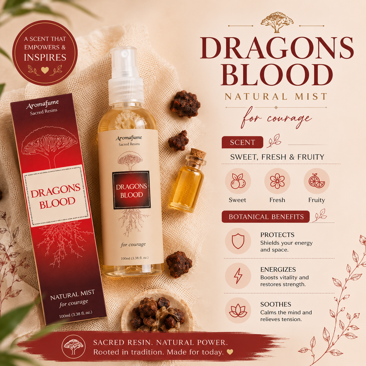 Dragons Blood Resin Natural Mist 100ml