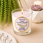 Cleansing - Selenite with Sage Soy Wax Tealight Candle