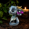 Dark Blue Baby Dragon Sphere Stand