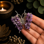 Gemstone Butterfly - Amethyst