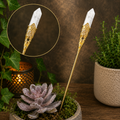 19cm White Howlite Garden Stick