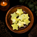 3cm Gemstone Star - Lemon Jade