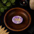 666 Amethyst Angel Number Palm - Reconnect & Realign