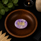 666 Amethyst Angel Number Palm - Reconnect & Realign