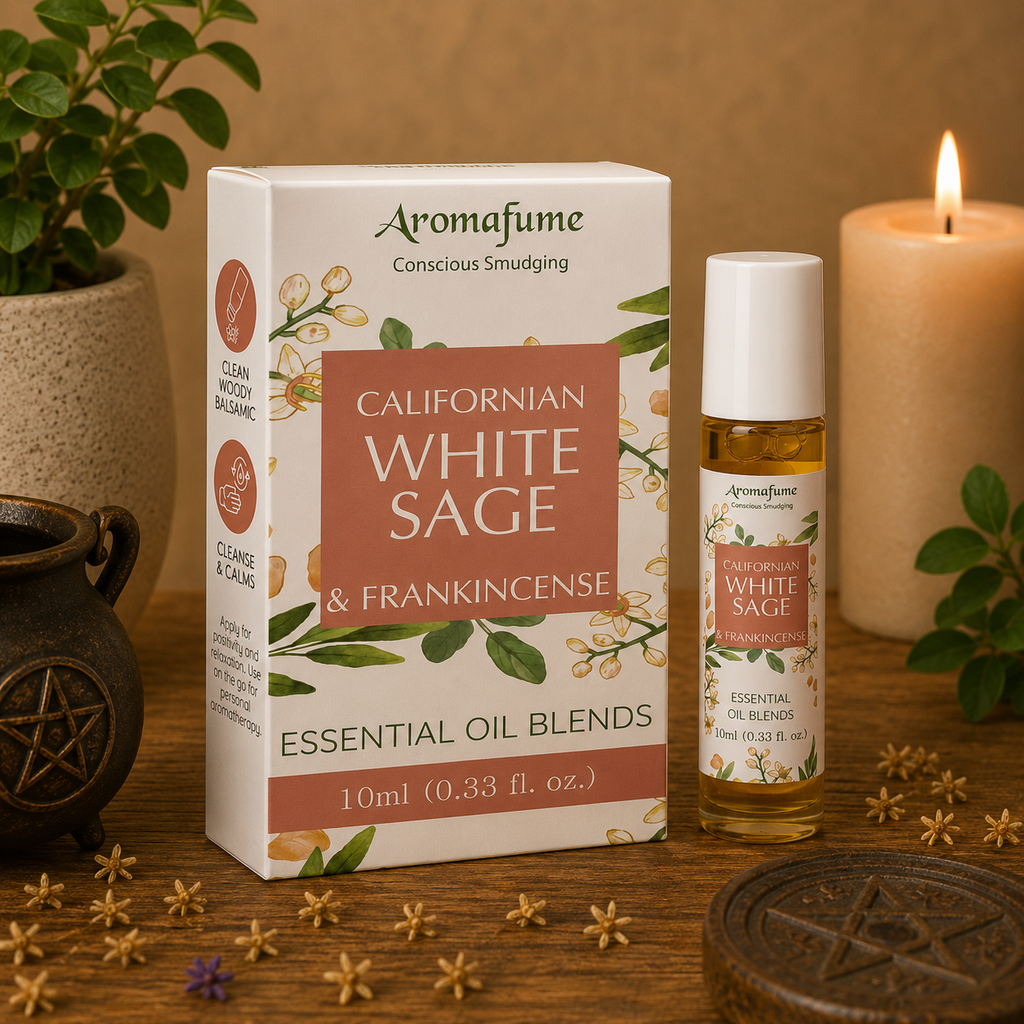 Californian White Sage & Frankincense Essential Oil Roll-On 10ml