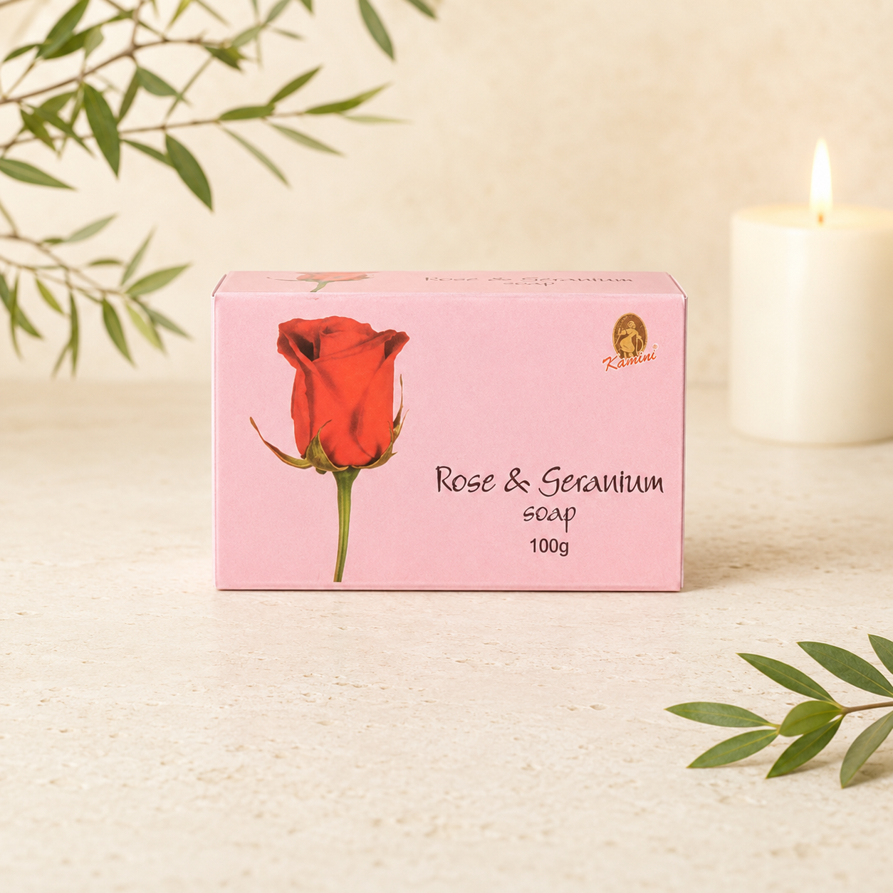 Rose & Geranium Kamini Bar Soap