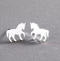 Stainless Steel Stud Earrings - Unicorns