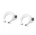 Stainless Steel Stud Earrings - Moons