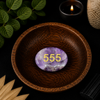 555 Amethyst Angel Number Palm - Big Changes Are Coming