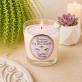 Clarity - Clear Quartz with Patchouli Soy Wax Tealight Candle