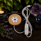 USB Cool White Light LED Sphere Stand