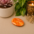 Red Jasper Oval Shape Worry Stone (Thumb Stone)
