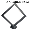 18cm XX Large Square Floating Display Stand - Black