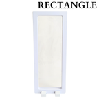 Rectangle Floating Display Stand - White
