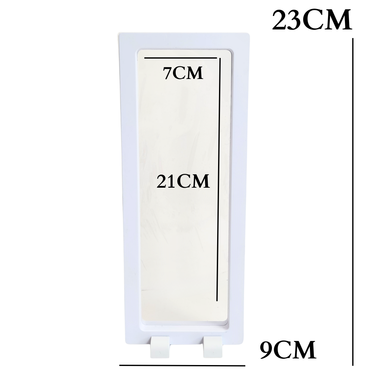 Rectangle Floating Display Stand - White