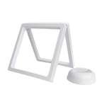 11cm Large Square Floating Display Stand - White