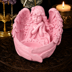 Pink Angel Sphere Stand