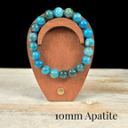 10mm Apatite Gemstone Bracelet