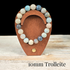 10mm Trolleite Gemstone Bracelet
