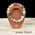10mm Mixed Gemstone Bracelet