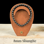8mm Shungite Gemstone Bracelet