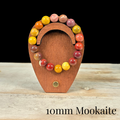 10mm Mookaite Gemstone Bracelet