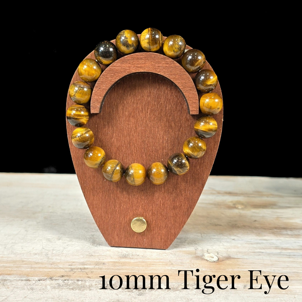 10mm Tiger Eye Gemstone Bracelet