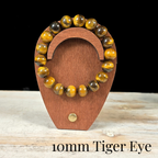 10mm Tiger Eye Gemstone Bracelet