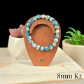 8mm K2 Gemstone Bracelet