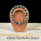 10mm Kambaba Jasper Gemstone Bracelet