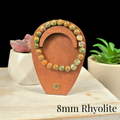8mm Rhyolite Gemstone Bracelet