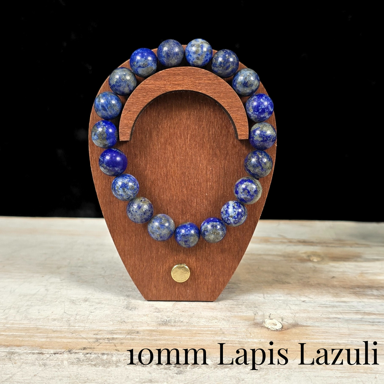 10mm Lapis Lazuli Gemstone Bracelet