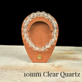 10mm Clear Quartz Gemstone Bracelet