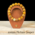 10mm Picture Jasper Gemstone Bracelet